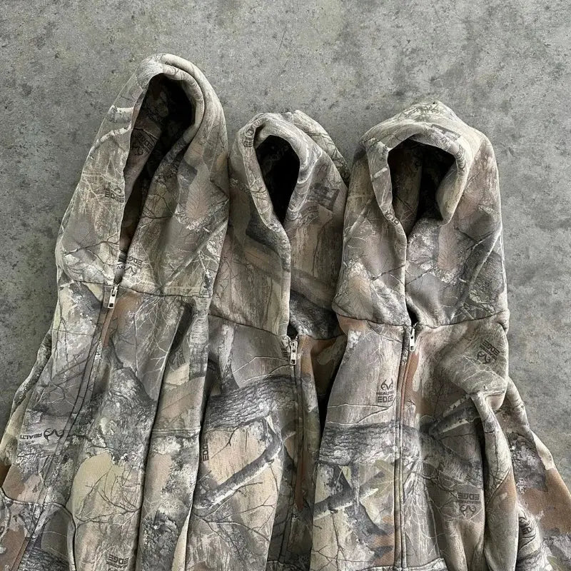 Hoodie Camouflage - Avec fermeture Ma boutique