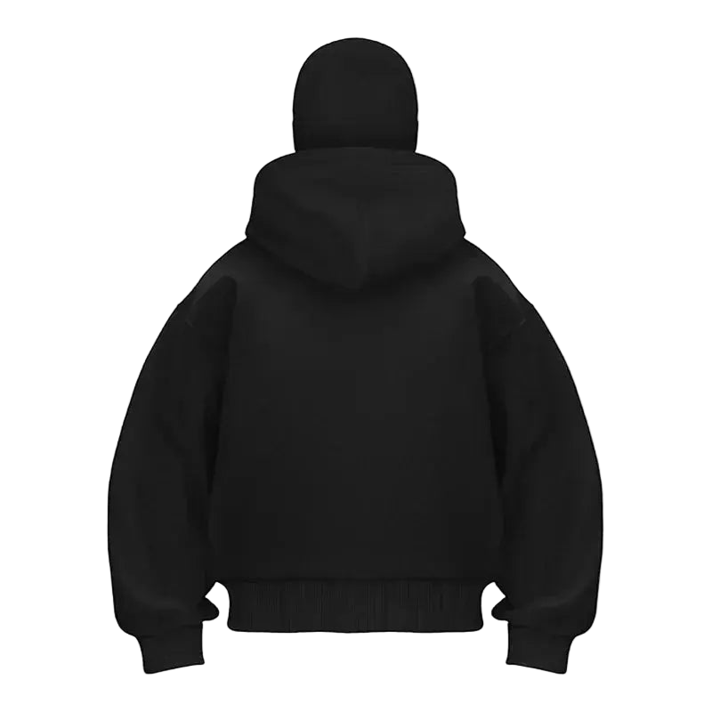 Hoodie with - Integrated Face Mask & Zipper Ma boutique