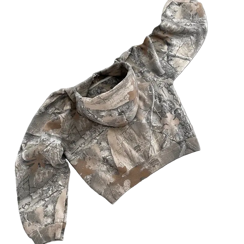 Hoodie Camouflage - Avec fermeture Ma boutique