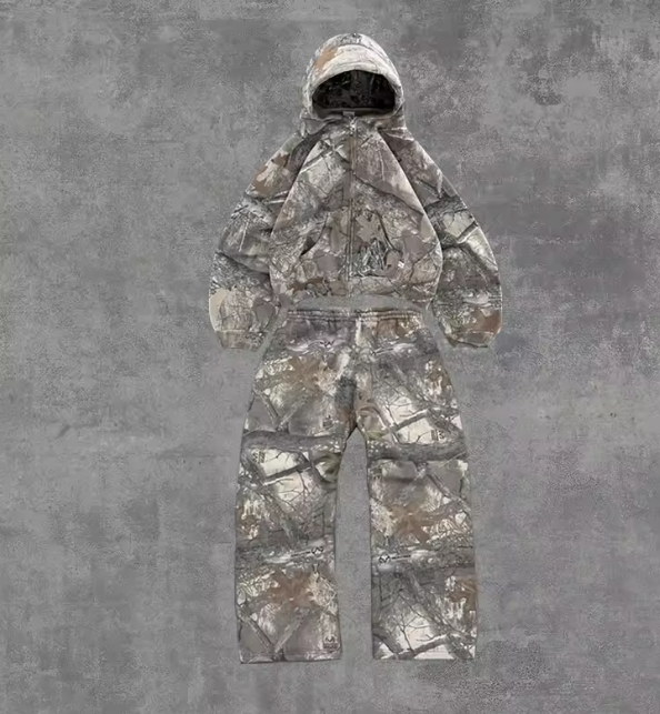 Hoodie Camouflage Avec fermeture - Lysee Shop