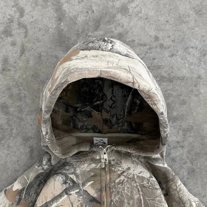 Hoodie Camouflage - Avec fermeture Ma boutique