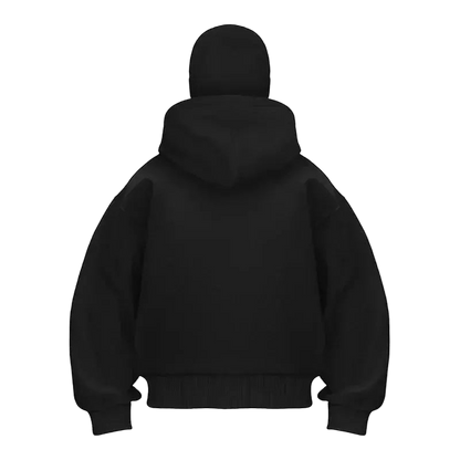 Hoodie with - Integrated Face Mask & Zipper Ma boutique