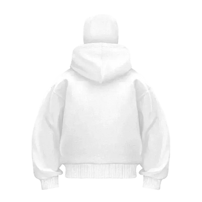 Hoodie with - Integrated Face Mask & Zipper Ma boutique