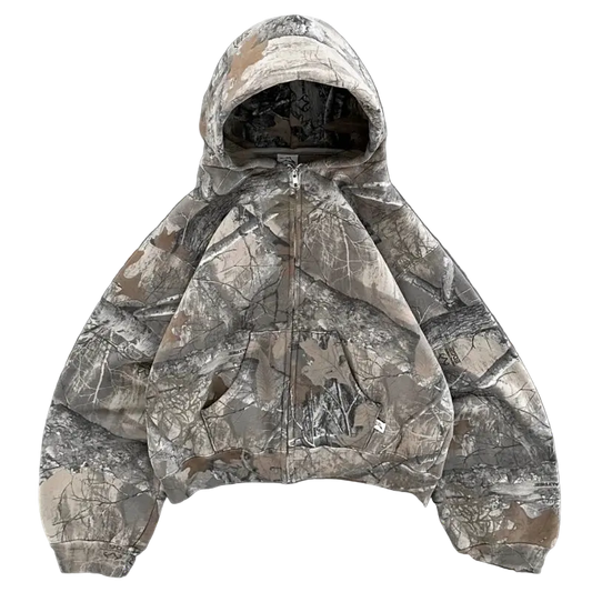 Hoodie Camouflage - Avec fermeture Ma boutique